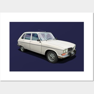 1973 Renault R16 TX in white Posters and Art